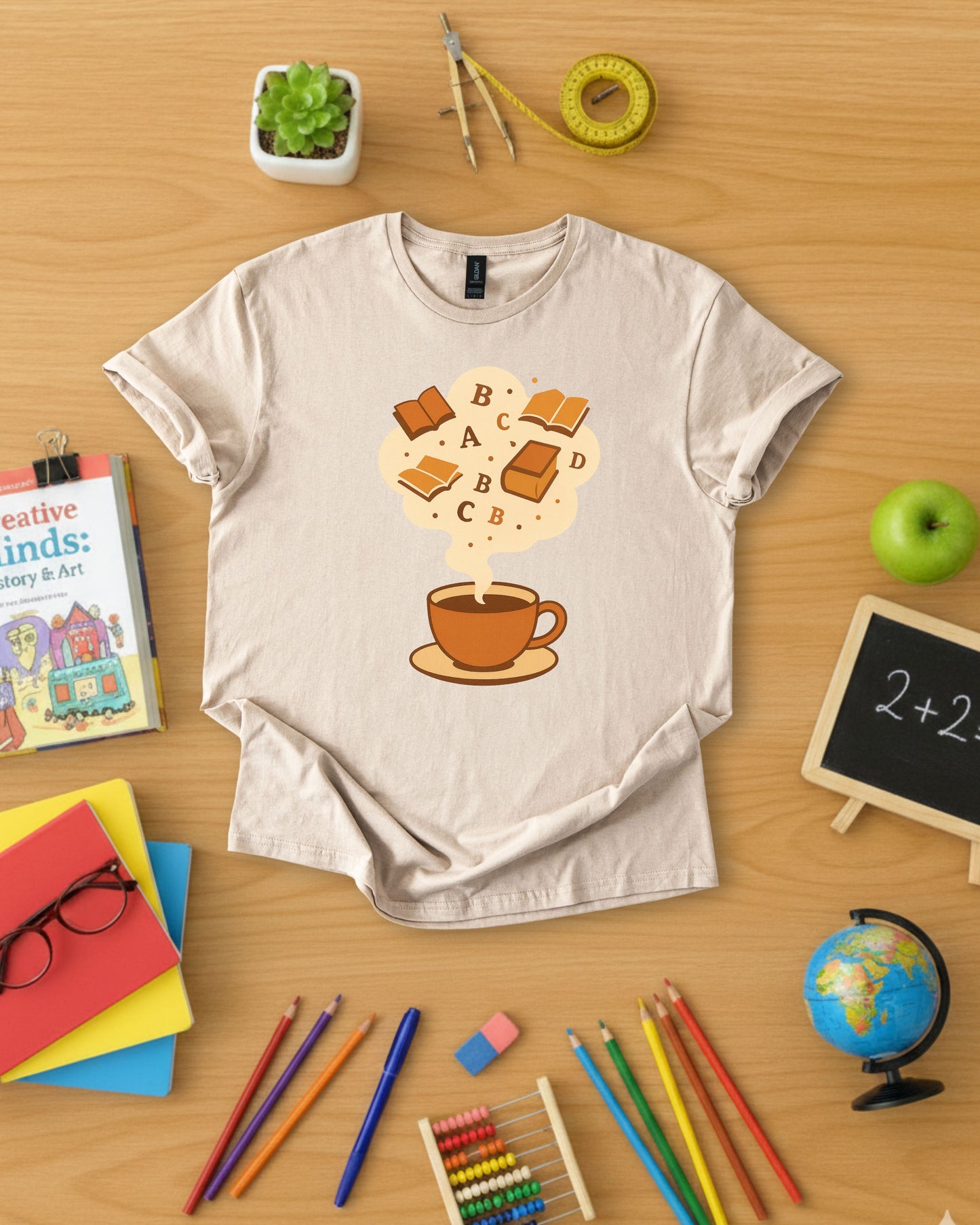 Books and Coffee Shirt
