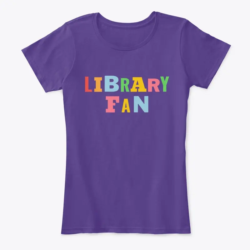 Library Fan Slim Fit Tshirt