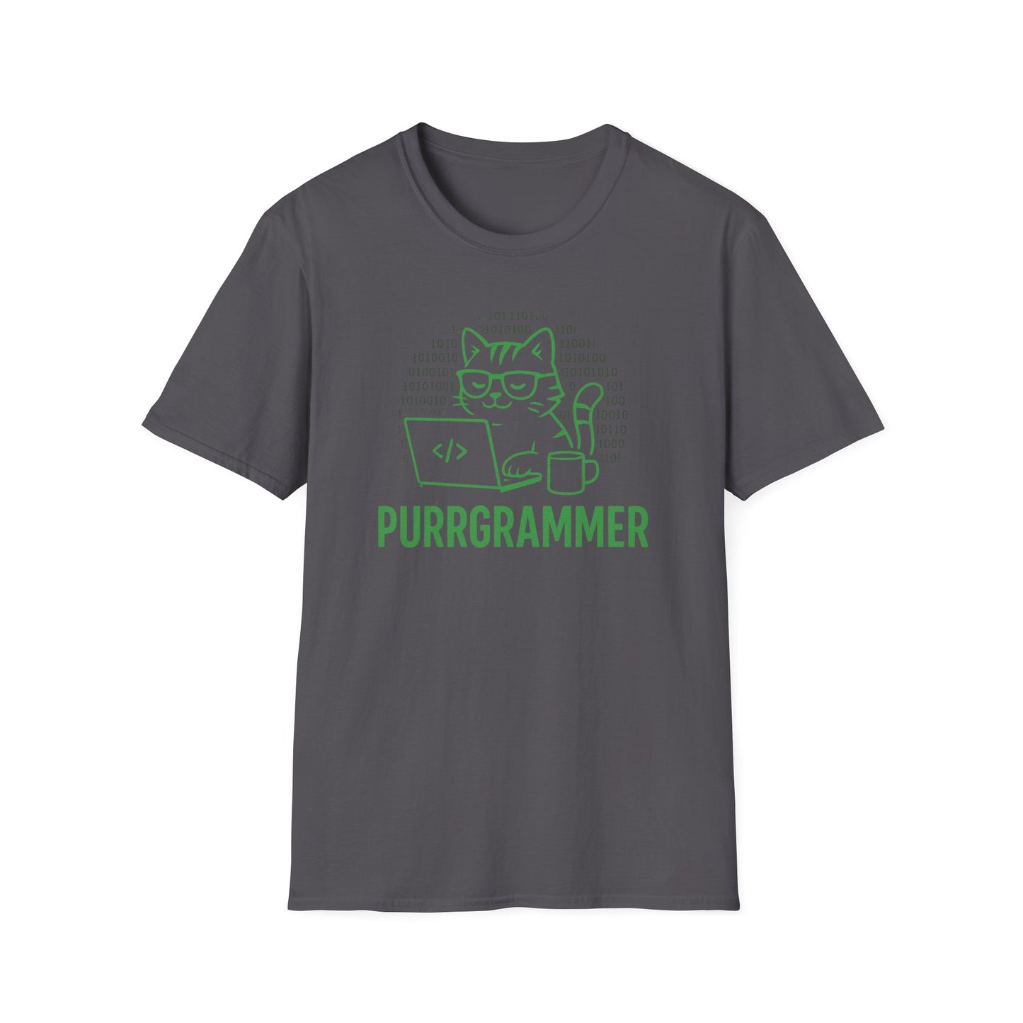 Purrgrammer Binary Cat Shirt
