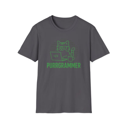 Purrgrammer Binary Cat Shirt