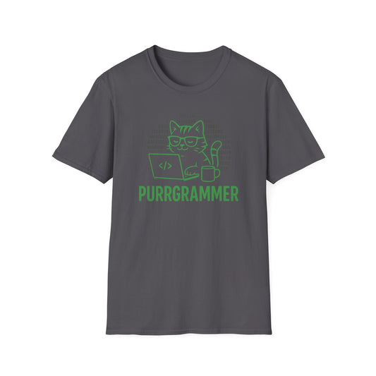 Purrgrammer Binary Cat Shirt