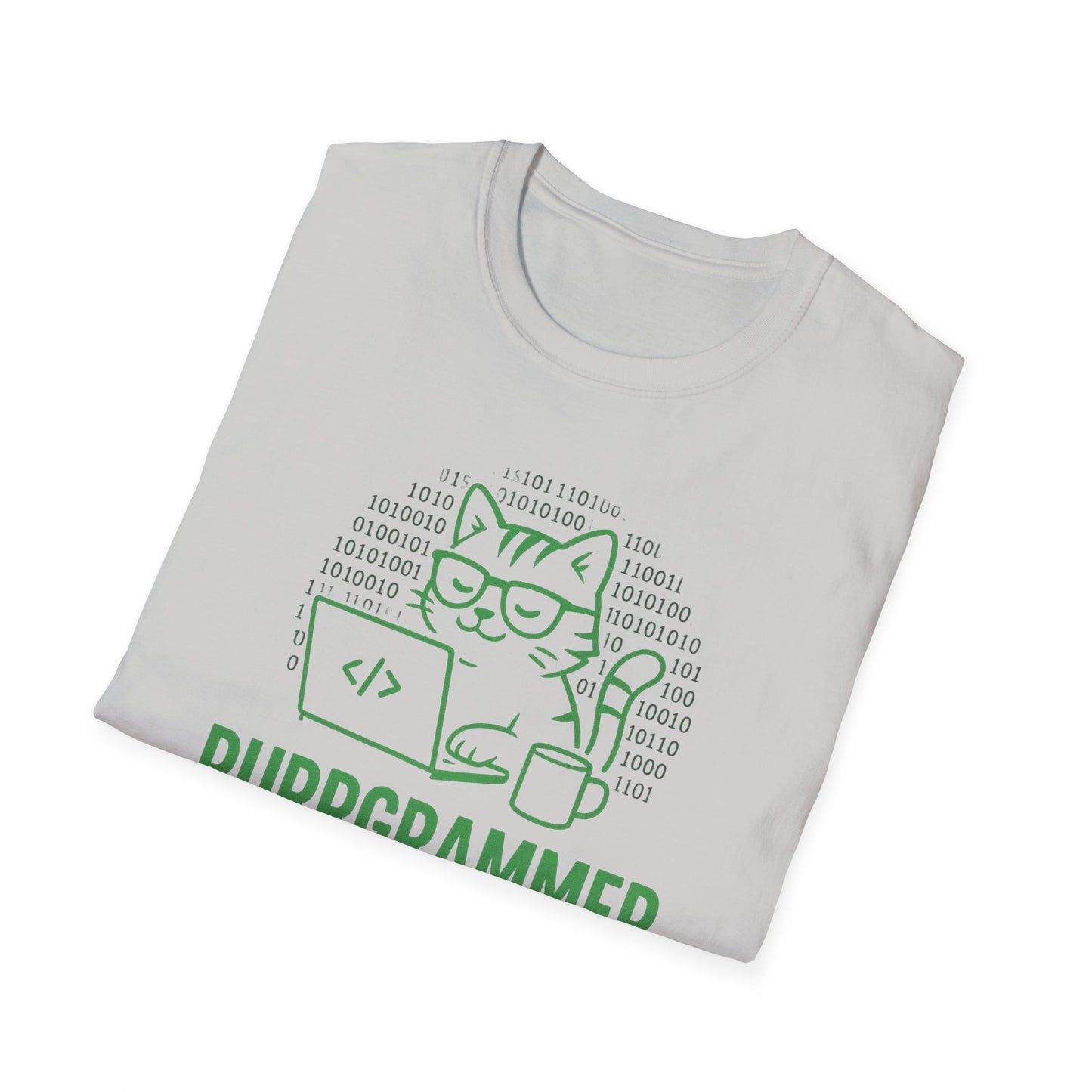 Purrgrammer Binary Cat Shirt