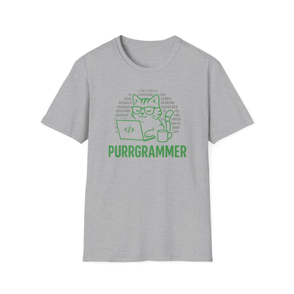 Purrgrammer Binary Cat Shirt