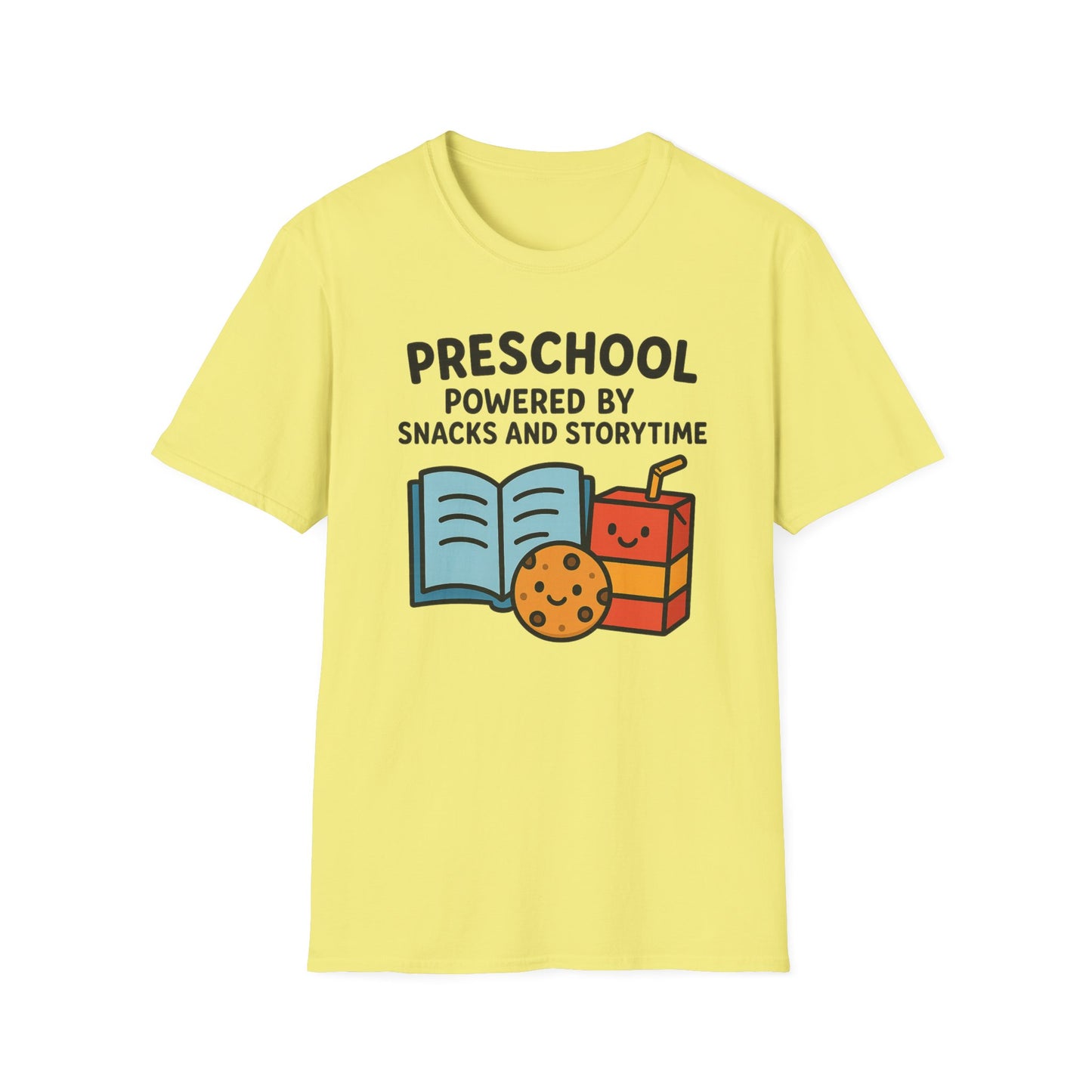 Preschool Powered by Snacks and Storytime Shirt