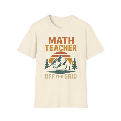 Math Teacher Off the Grid Shirt