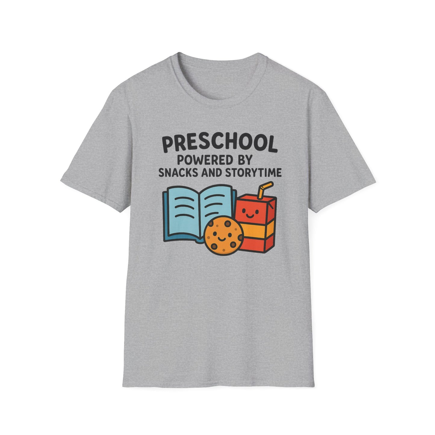 Preschool Powered by Snacks and Storytime Shirt