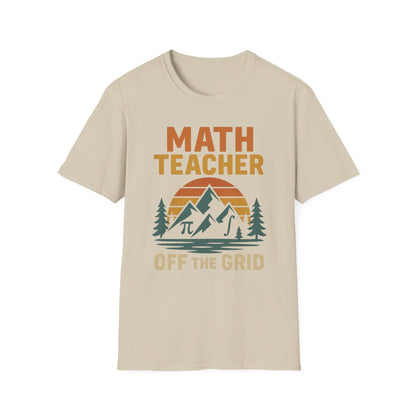 Math Teacher Off the Grid Shirt
