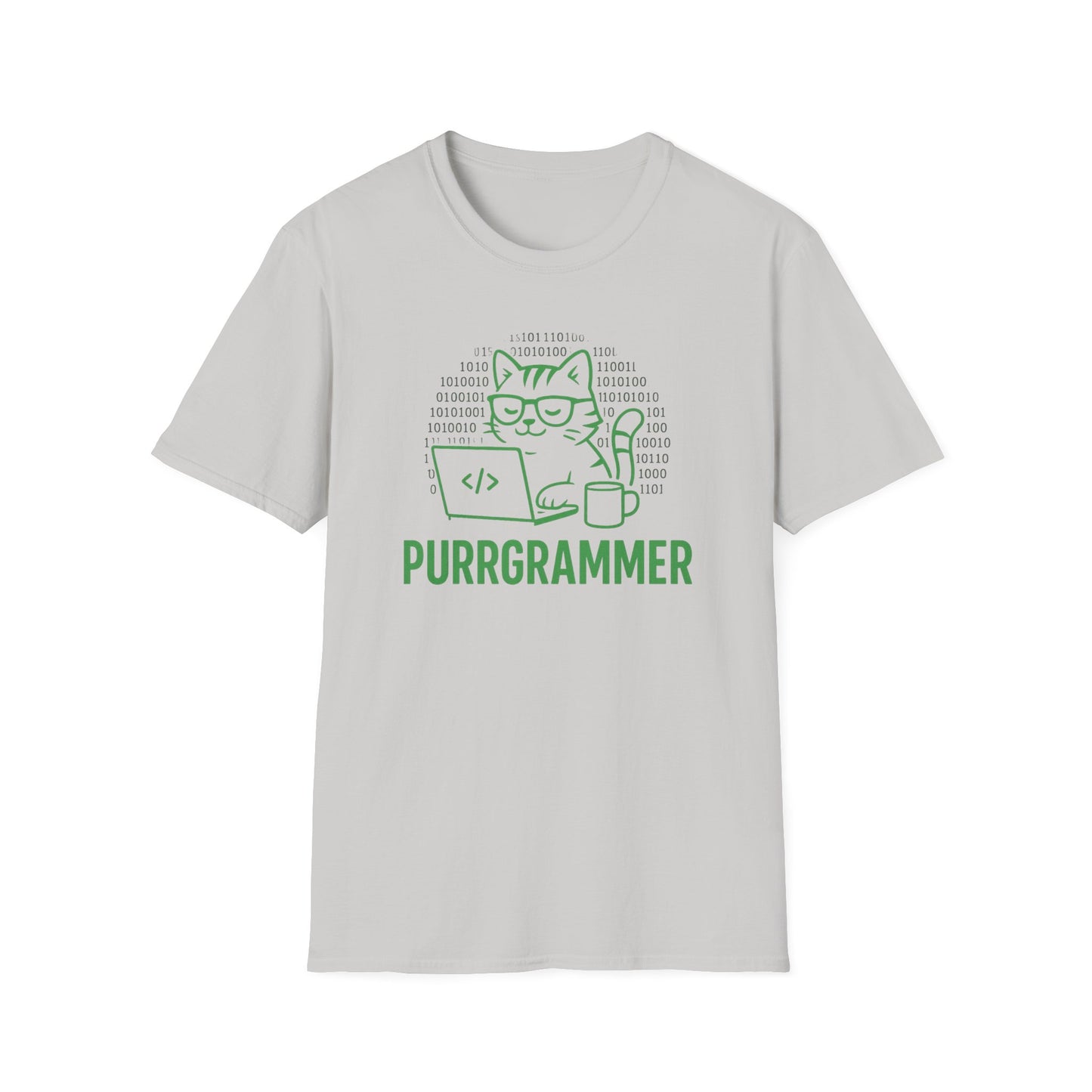 Purrgrammer Binary Cat Shirt