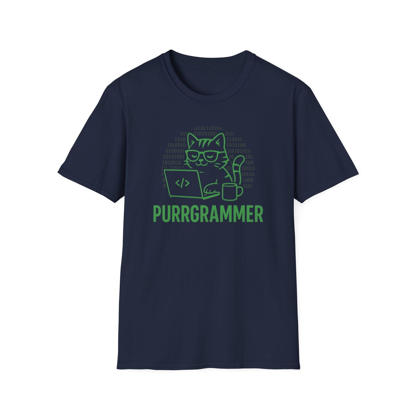 Purrgrammer Binary Cat Shirt