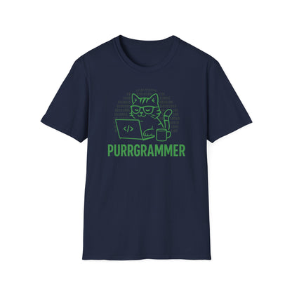 Purrgrammer Binary Cat Shirt