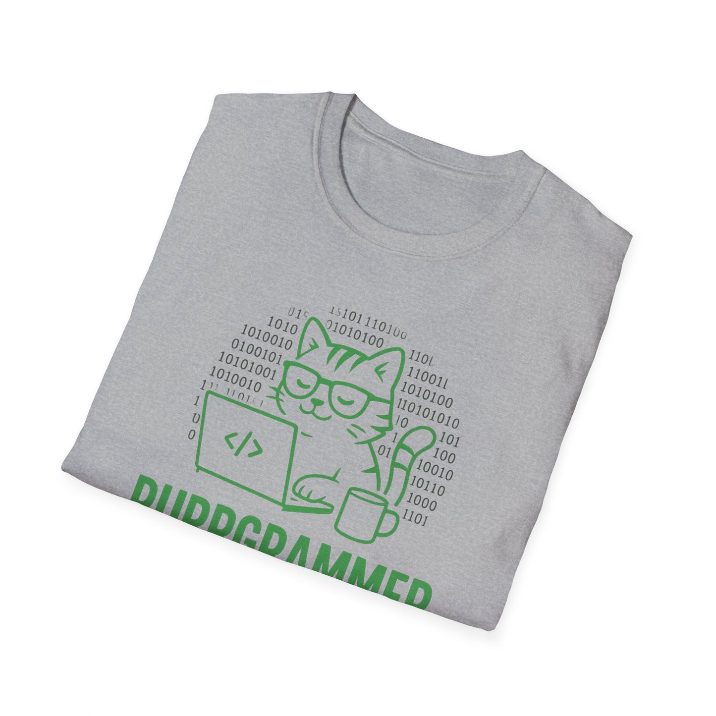 Purrgrammer Binary Cat Shirt