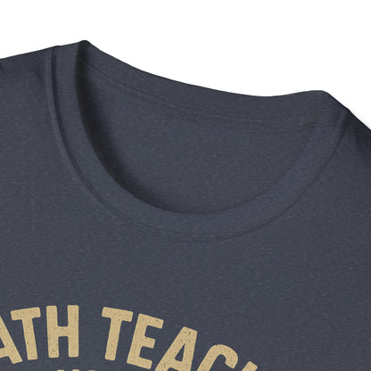 Math Teacher Coffee Shirt