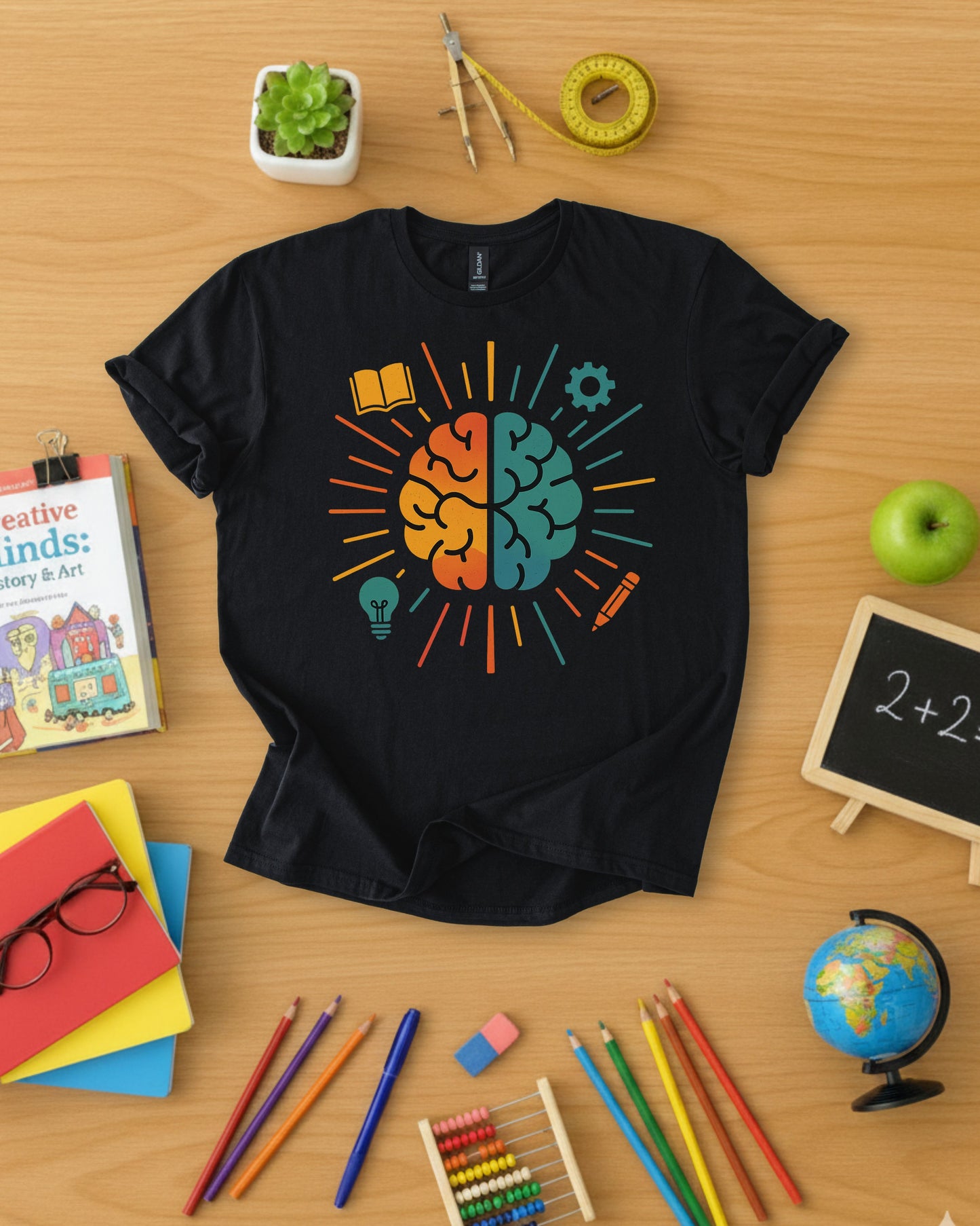 Creative Brain Teacher Shirt