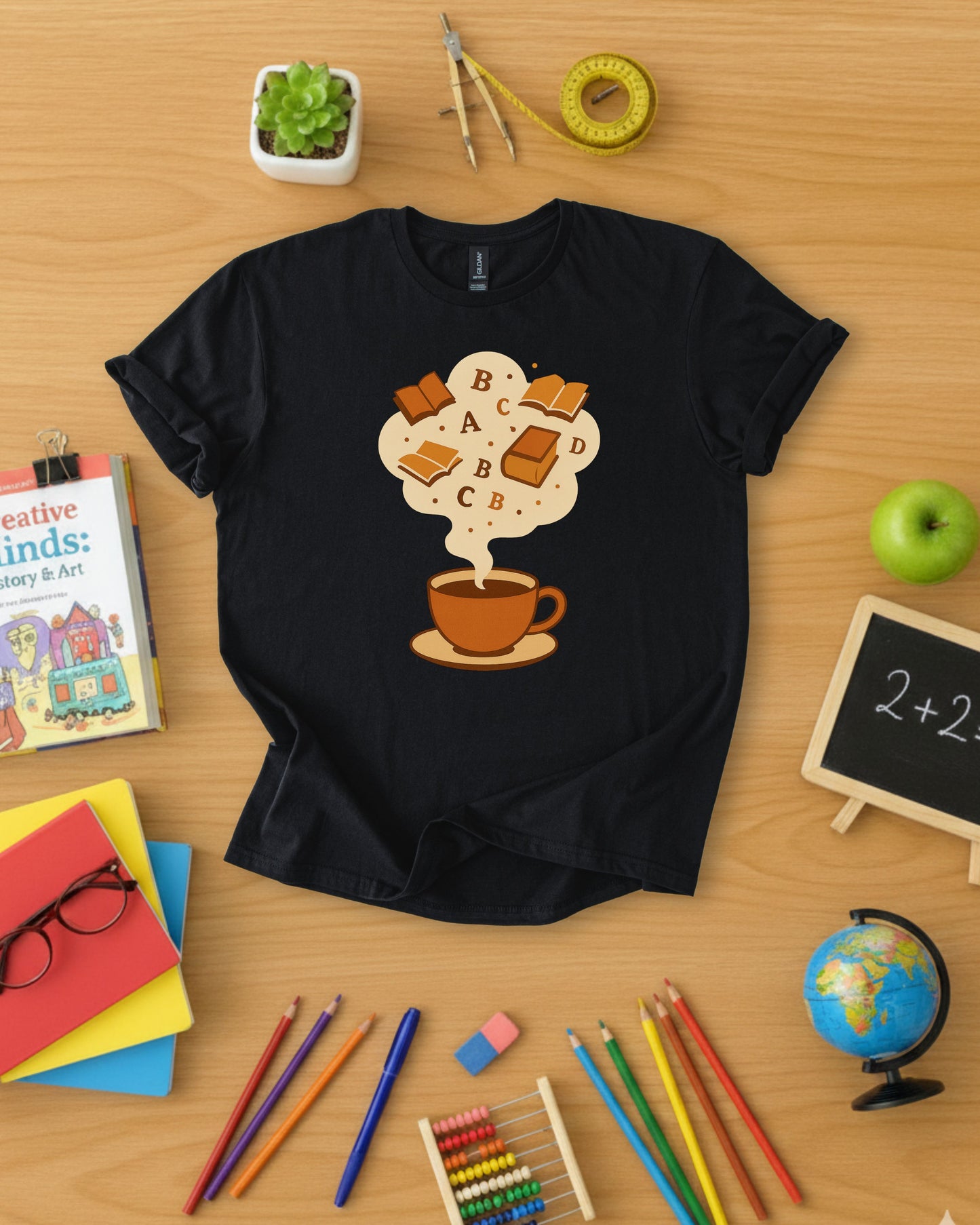 Books and Coffee Shirt