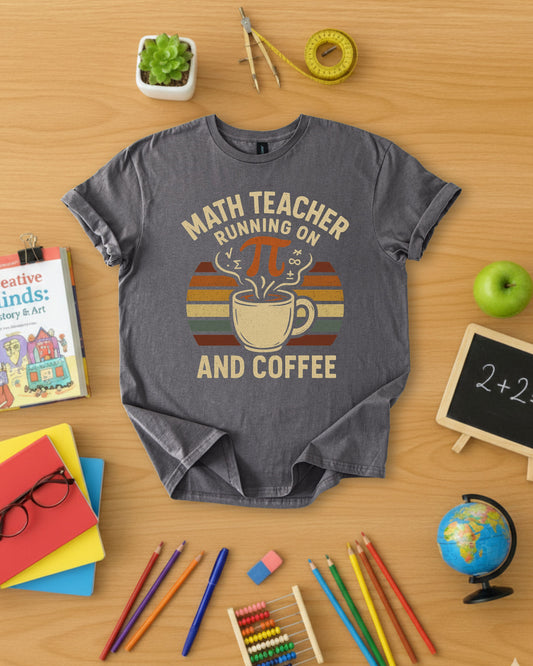 Math Teacher Coffee Shirt