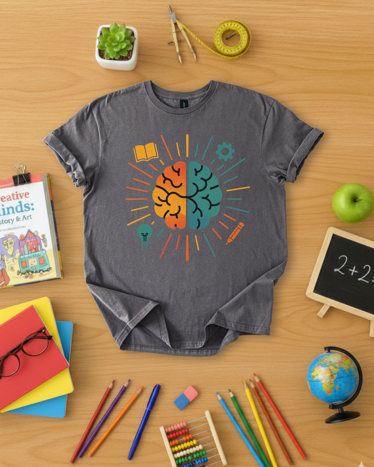 Creative Brain Teacher Shirt