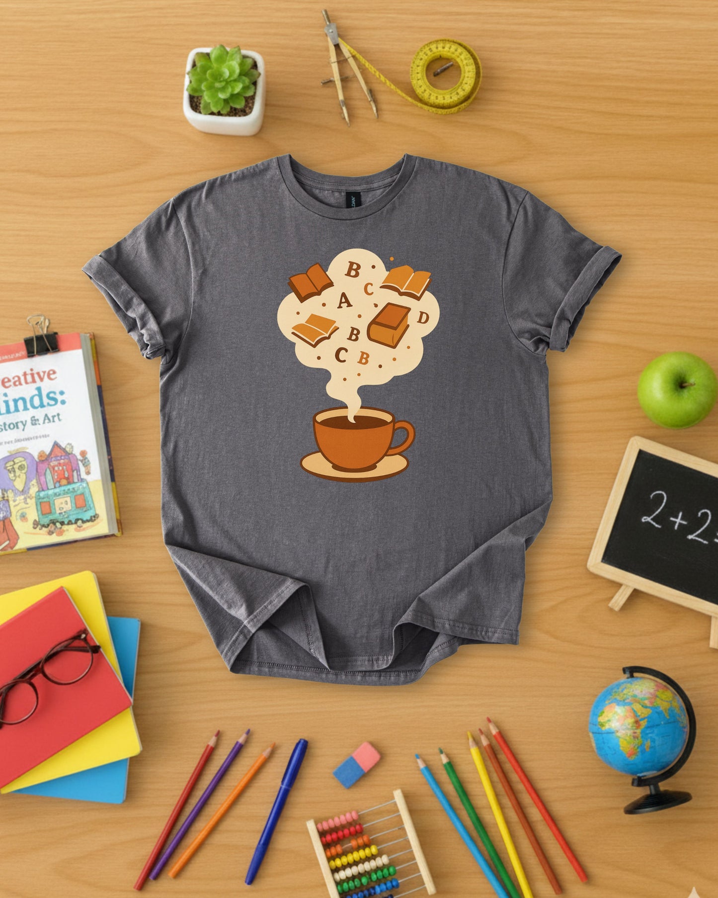 Books and Coffee Shirt