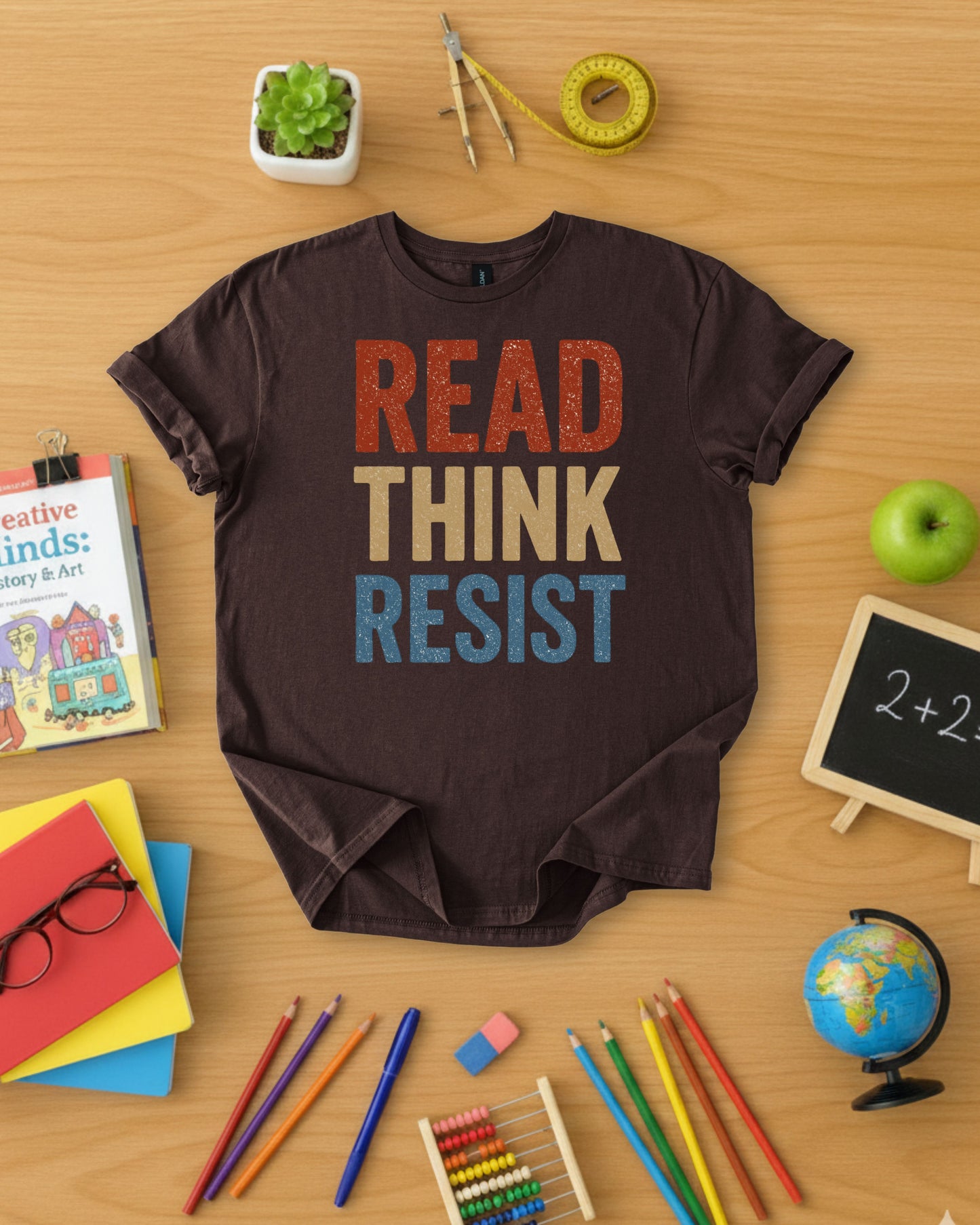 Read Think Resist Shirt