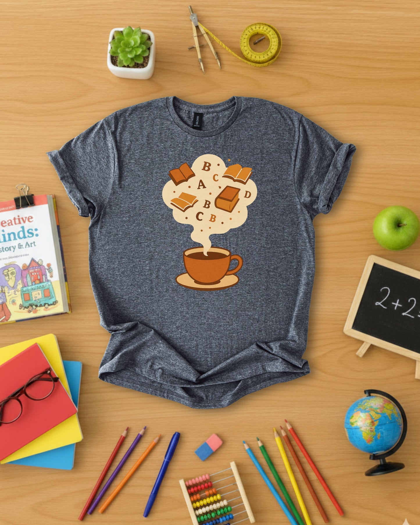 Books and Coffee Shirt