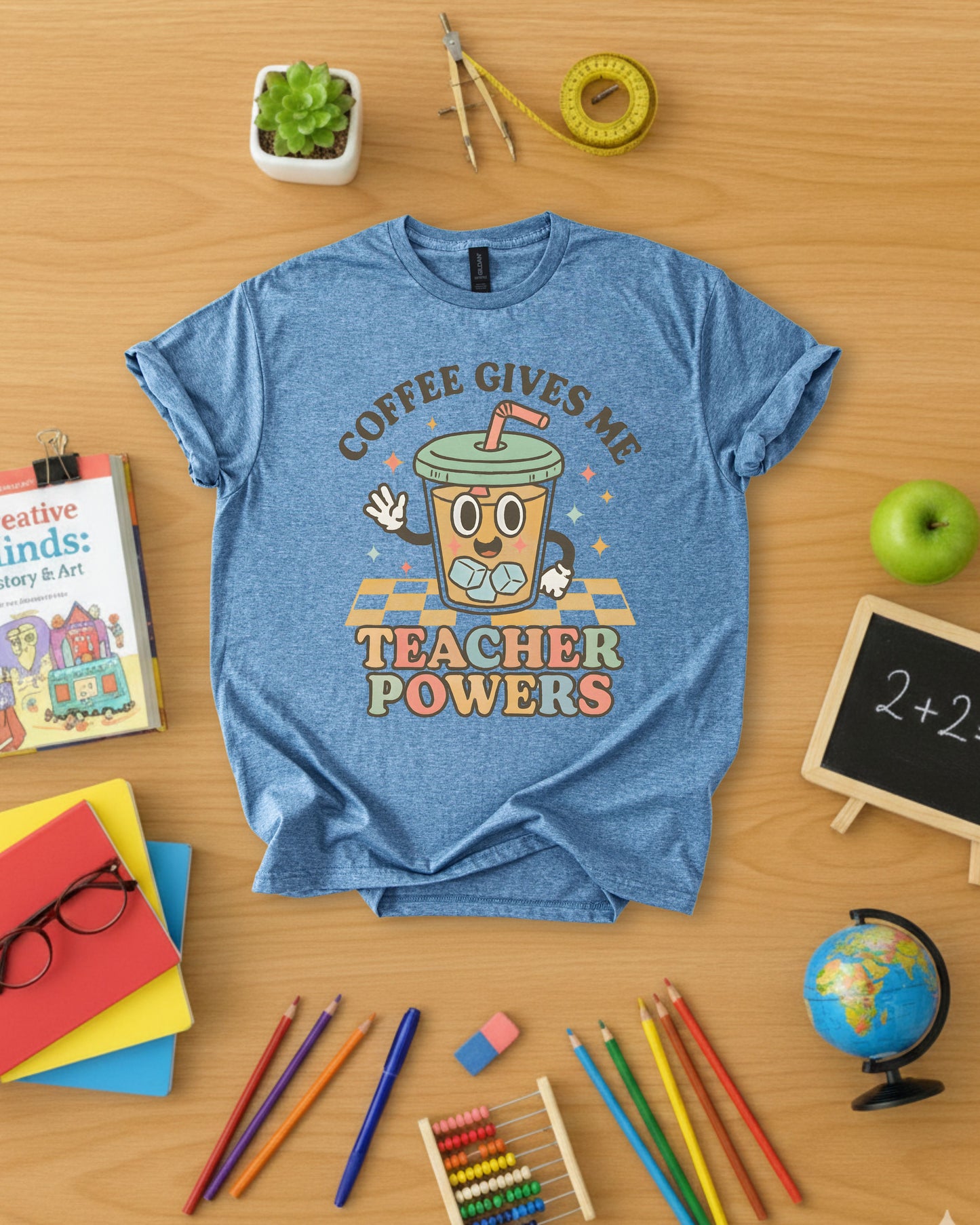 Coffee Give Me Teacher Powers Shirt