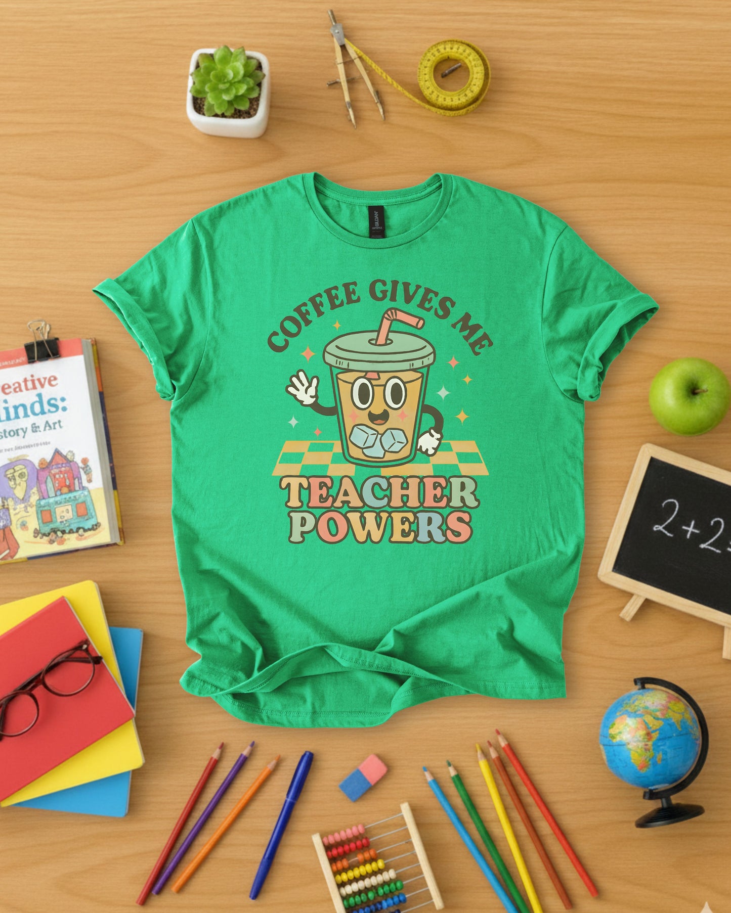 Coffee Give Me Teacher Powers Shirt
