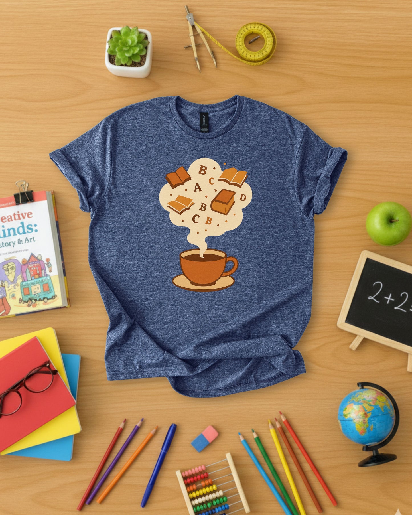Books and Coffee Shirt