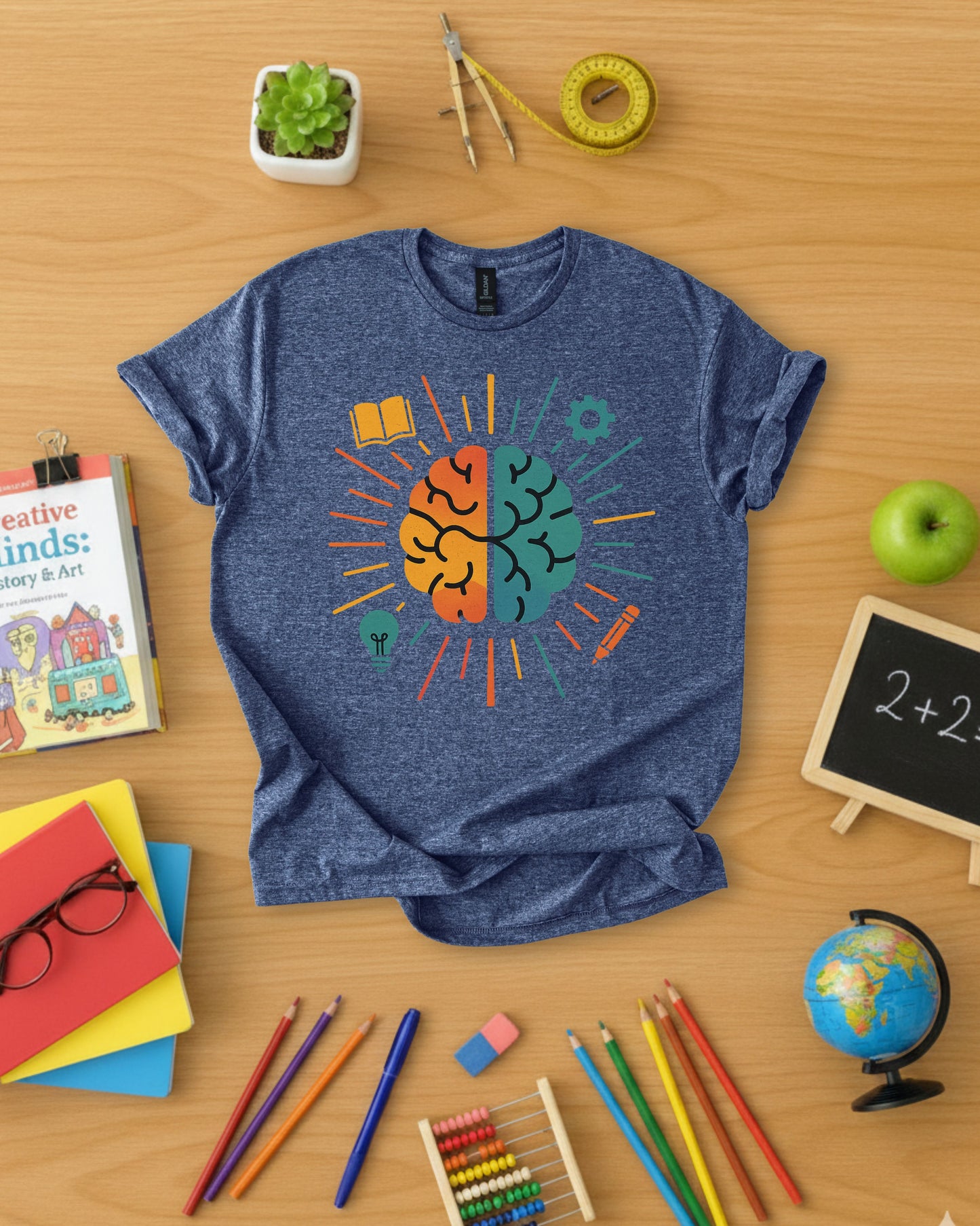 Creative Brain Teacher Shirt