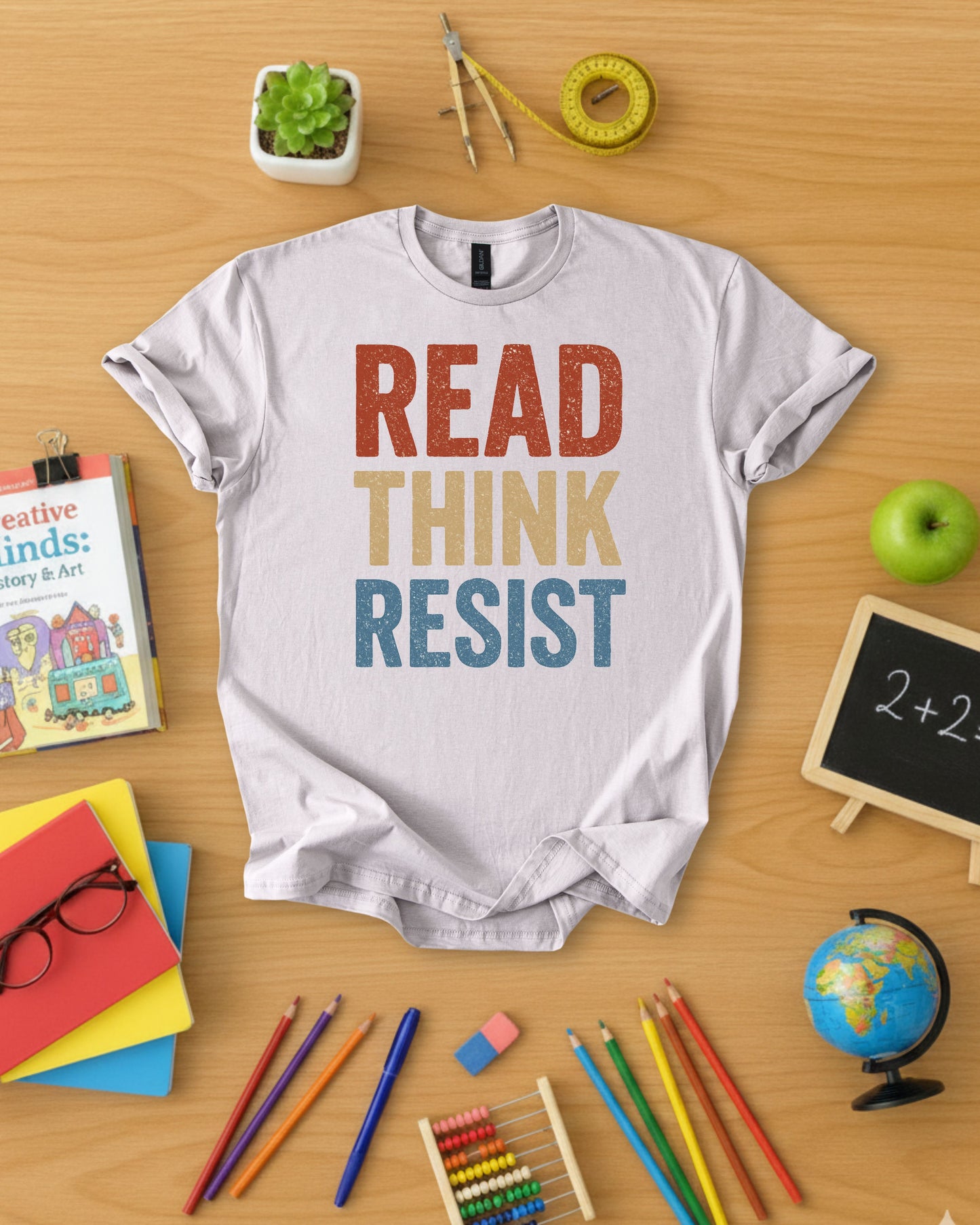 Read Think Resist Shirt