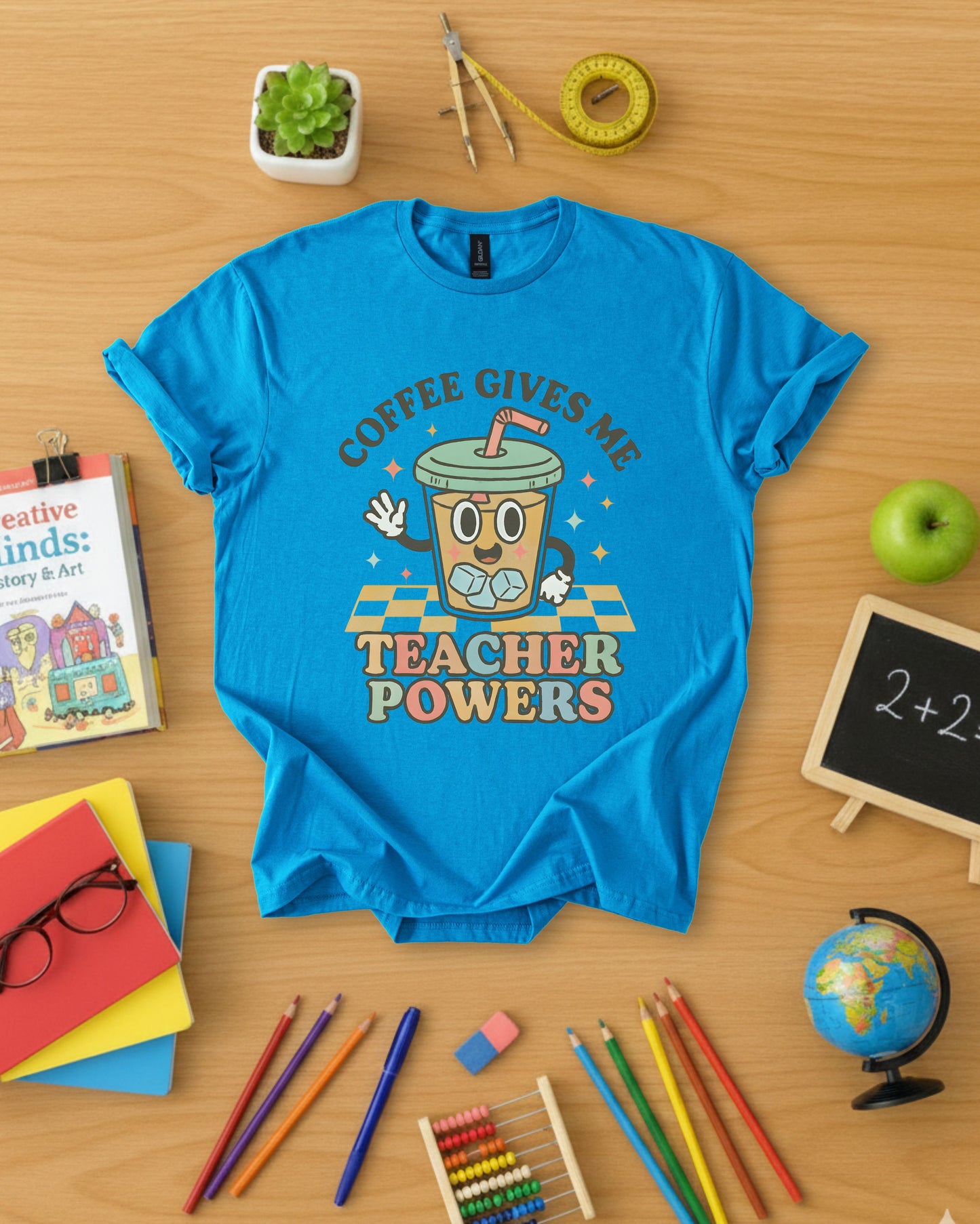 Coffee Give Me Teacher Powers Shirt