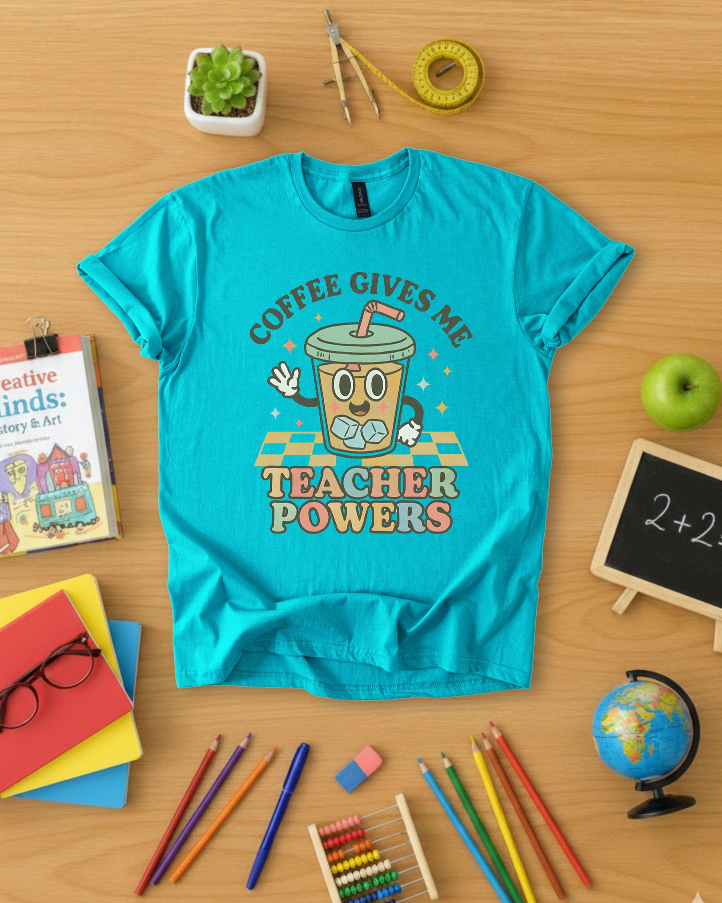 Coffee Give Me Teacher Powers Shirt