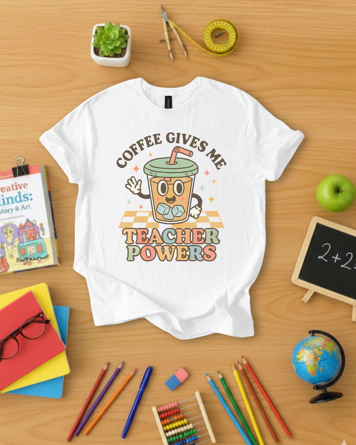 Coffee Give Me Teacher Powers Shirt